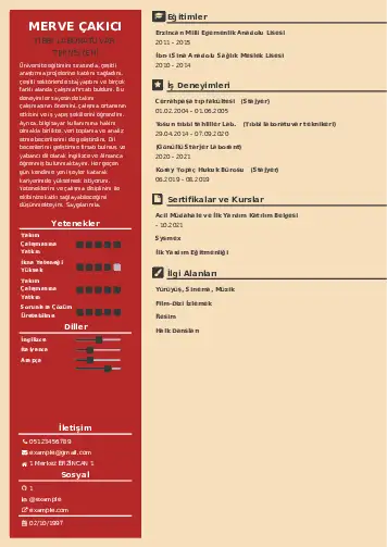 Laboratuvar Teknisyeni Cv Örnekleri cv indir